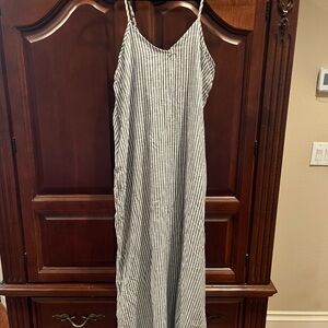 Striped Maxi Swimsuit Coverup NWT